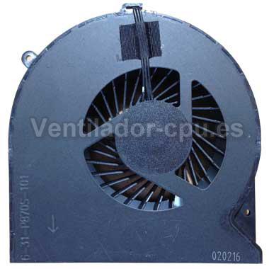 Ventilador Clevo P870dm