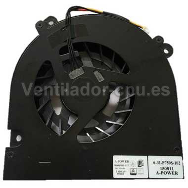 Ventilador Clevo P750zm-s