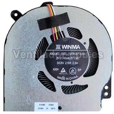 Ventilador Clevo 6-31-NV40S-102